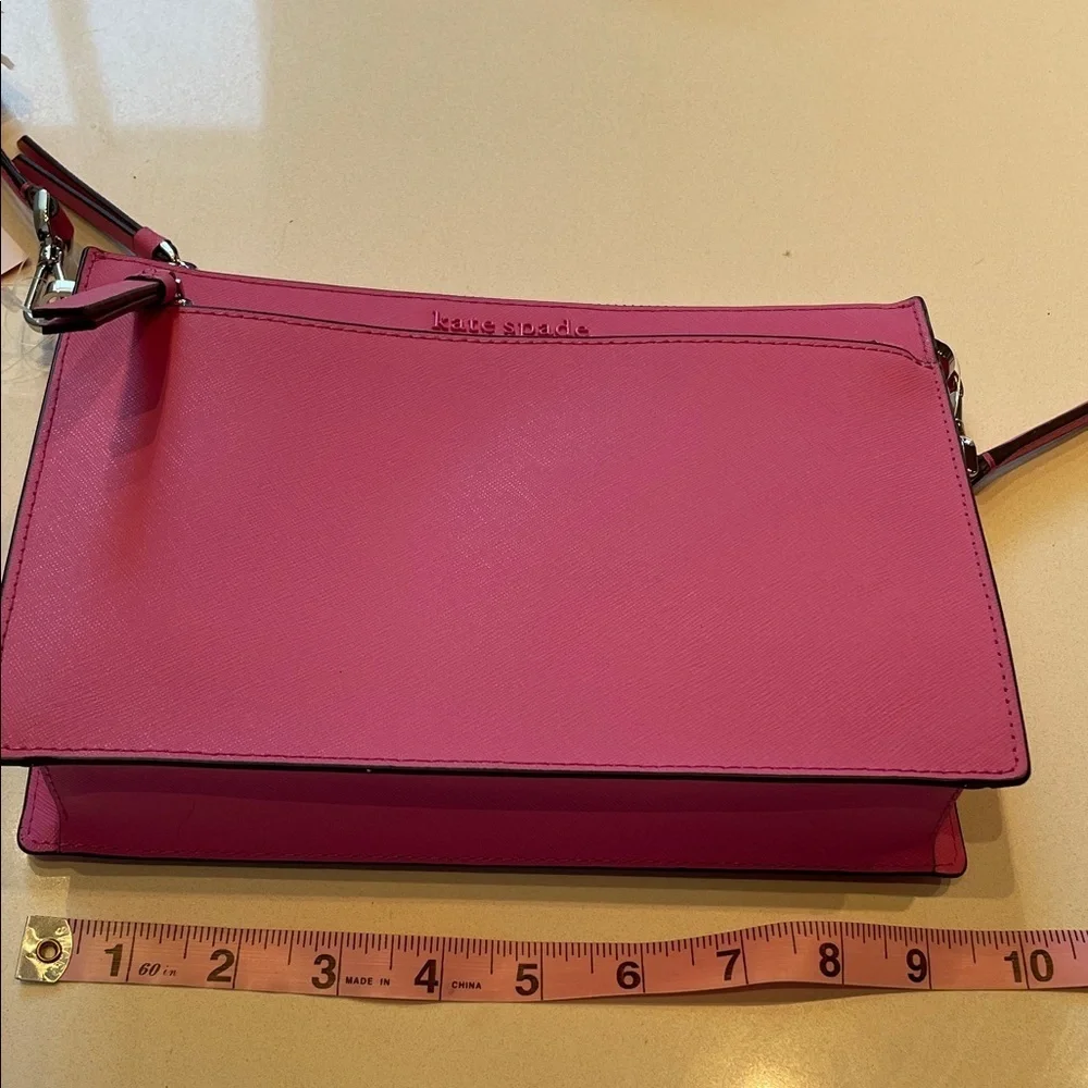 🆕 Kate Spade New York Crossbody Shoulder Bag, Hot Pink, Bright Peony, Zippered